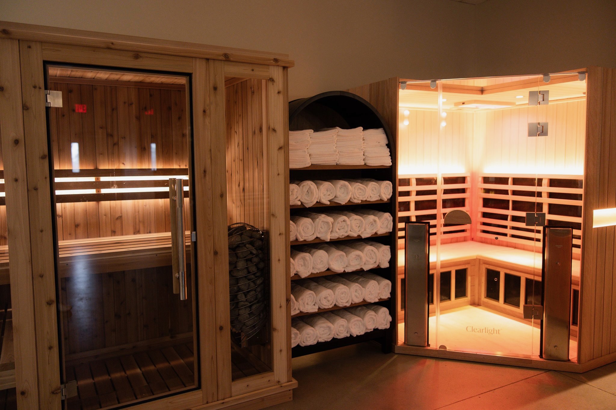 Traditional and Infrared Sauna